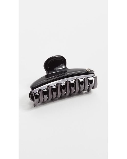 Alexandre De Paris Pince Medium Hair Clip in Black | Lyst