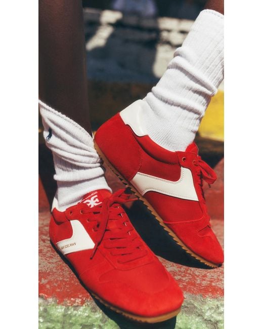 Sam Edelman Red Zaria Sneakers