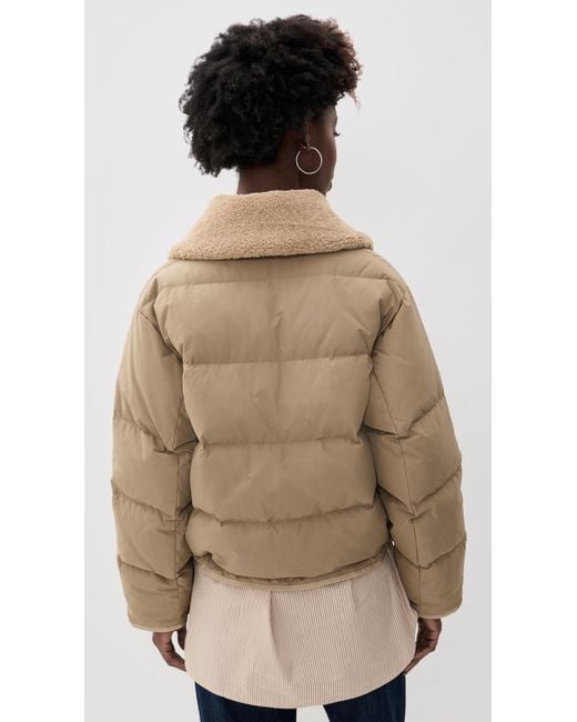 Rag & Bone Natural Angie Puffer Jacket