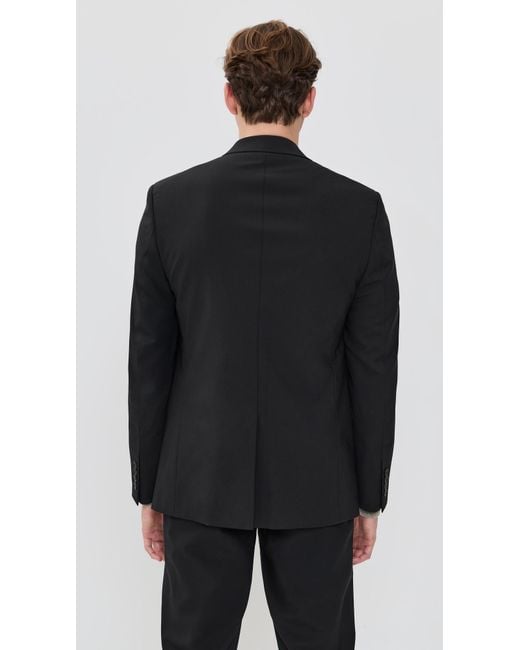 Theory Black Chambers Stretch Wool Blazer for men
