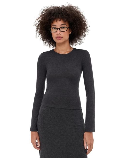 Z Supply Black Demure Top
