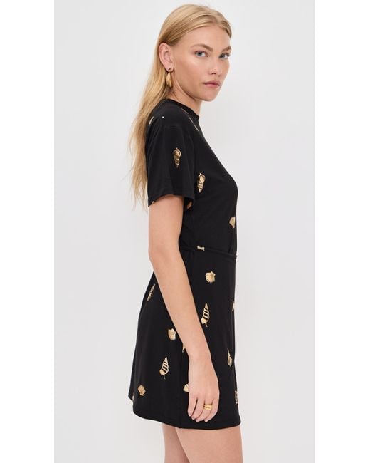 Never Fully Dressed Black Shell Mini Leia Dress