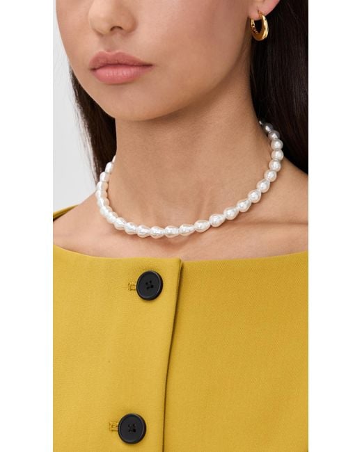 BaubleBar Black Collar Necklace