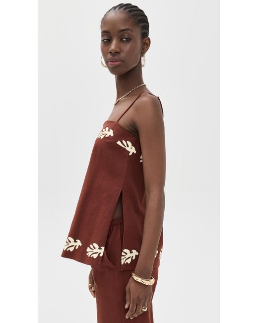 Seven Wonders Red Amalia Top