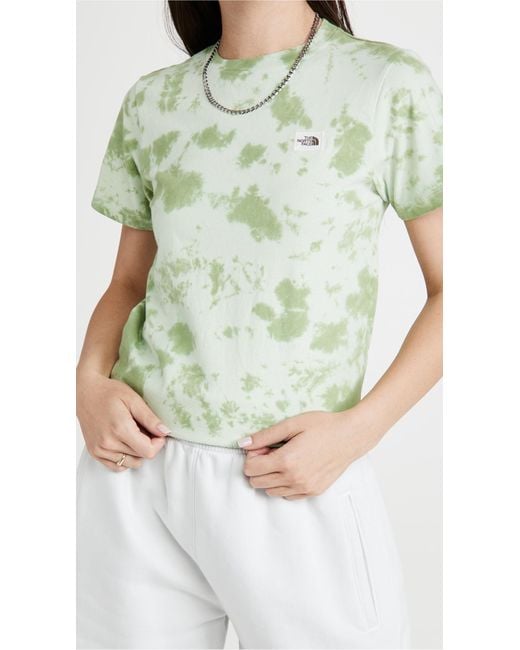 The North Face Green Botanical Tie Dye Tee