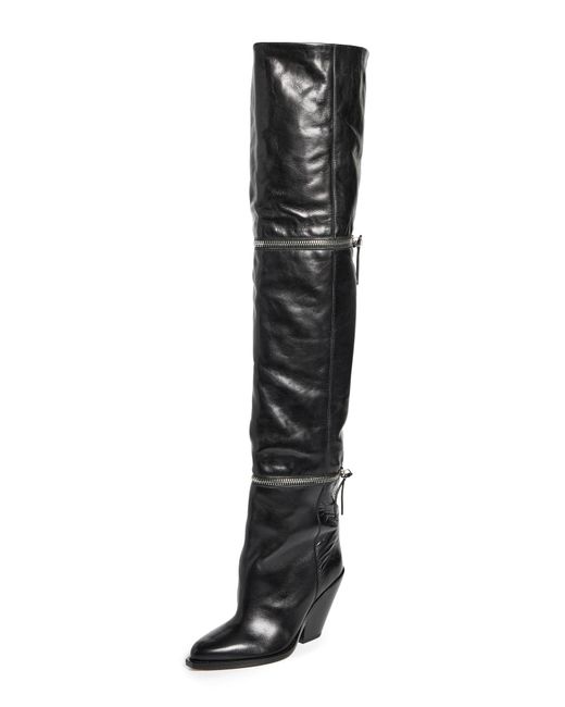 Isabel Marant Black Lelodie Boots