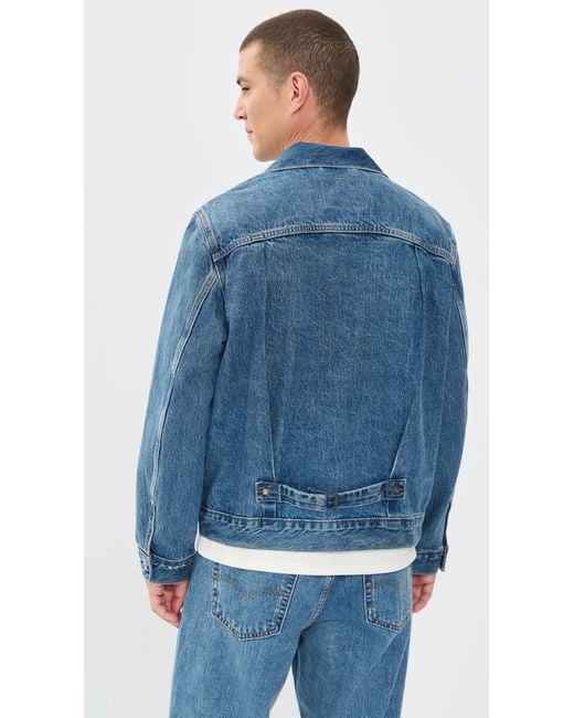 Levi's Blue Type I Denim Trucker Jacket for men