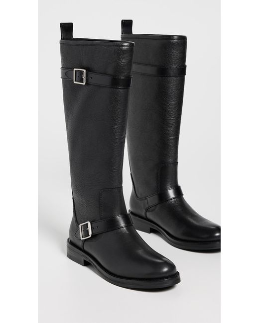 Jonathan Simkhai Black Noah Leather Boots