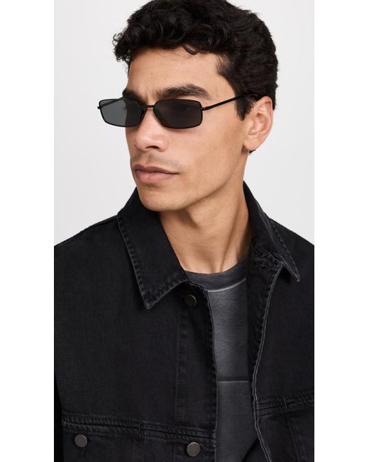 Prada Black A60S Rectangular Sunglasses