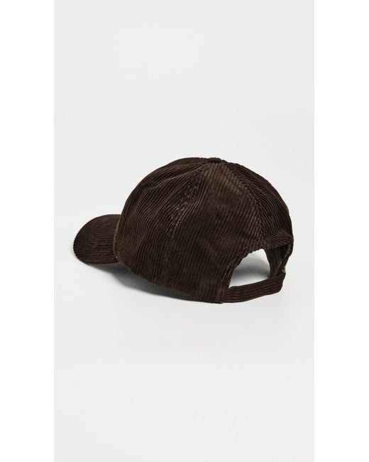 Barbour Black Preston Corduroy Cap for men