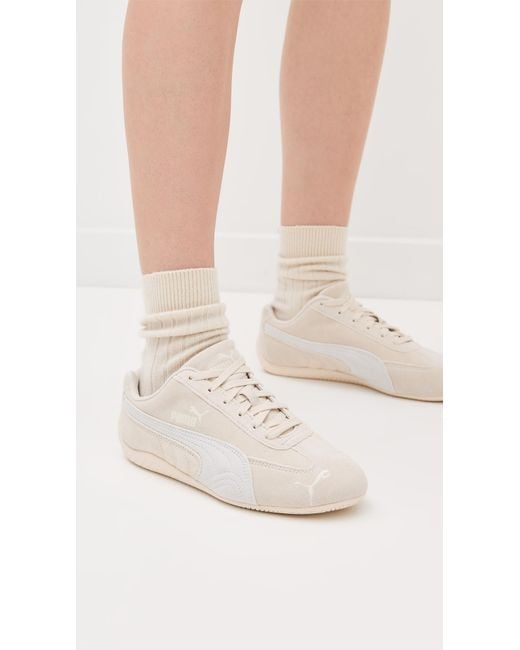 PUMA White Speedcat Og Sneakers Alpine Snow
