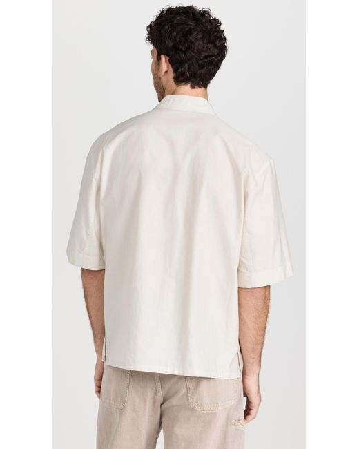 Lemaire White Pajama Shirt for men