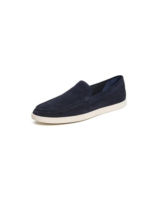 Vince Sonoma Suede Slip On Loafers Coastal in Blue for Men  display picture 3