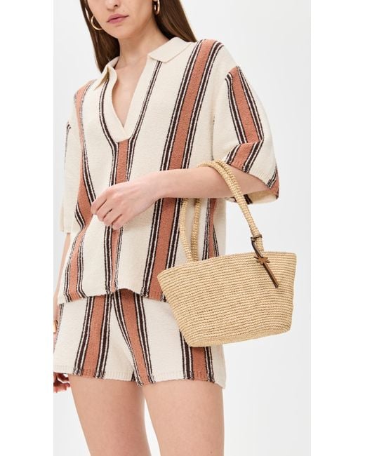 Manebí White Panier Medium Tote