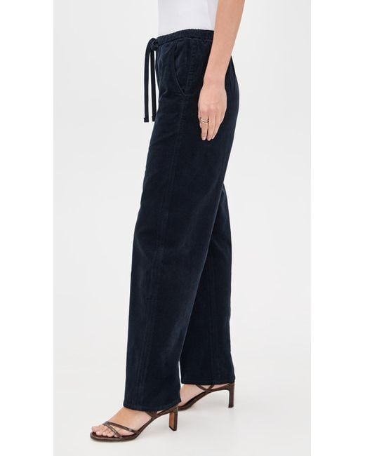 Citizens of Humanity Blue Aurora Corduroy Pull On Pants