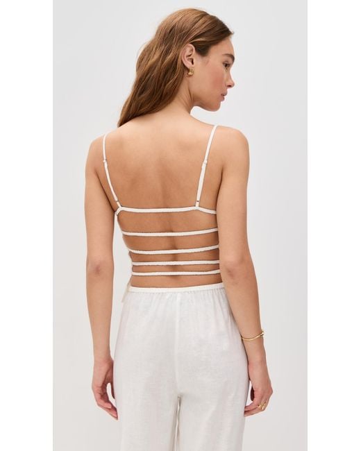 Solid & Striped White The Delta Top
