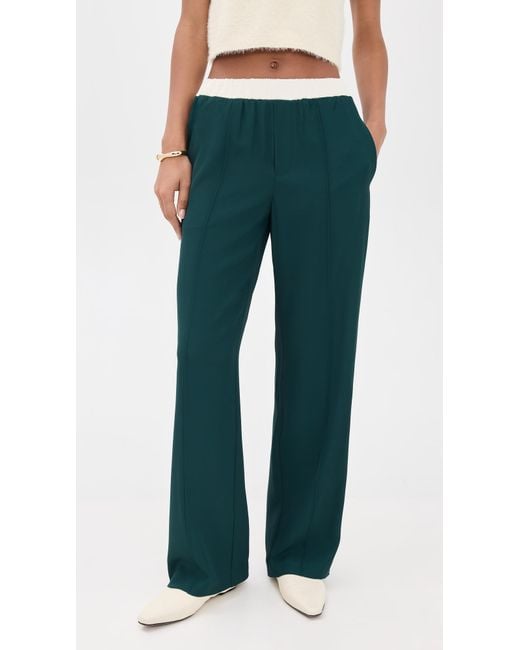 Madison The Label Green Deyna Pants