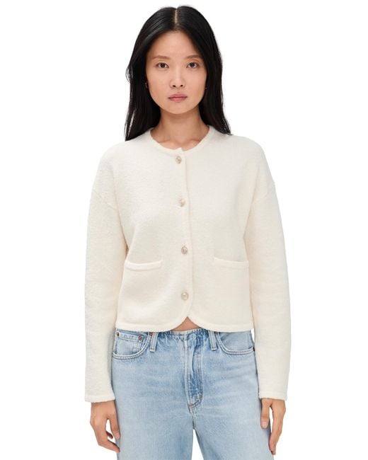 Splendid White X Cella Jane Button Up Cardigan
