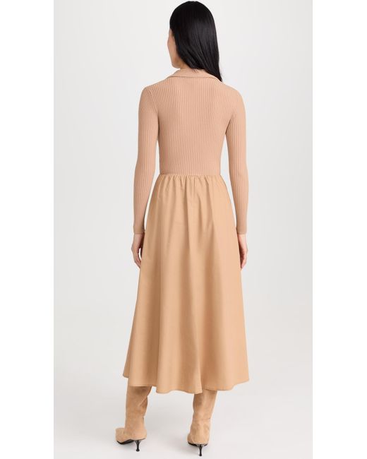 tie waist knit dress Hope & Henry - Womens Organic Tie-Waist Knit Dress main image 0