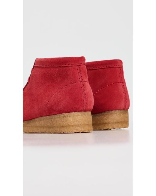 Clarks Red Wallabee Boots