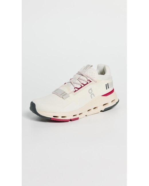 On Shoes White Cloudnova 2 Sneakers