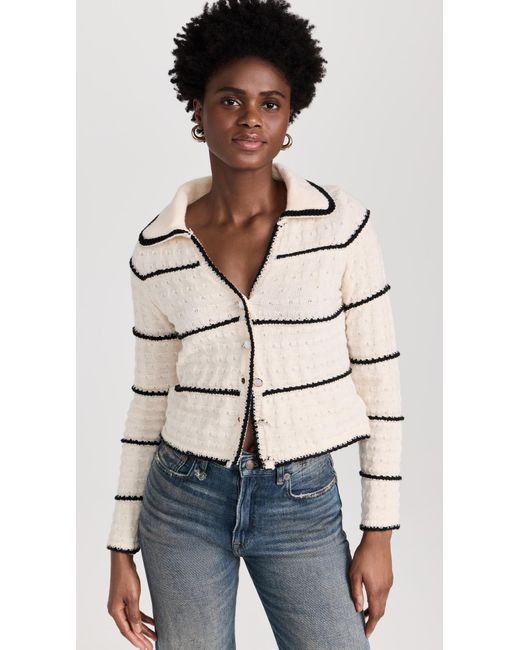 Line & Dot Multicolor Ine & Dot Ariner Weater Ivory And Back