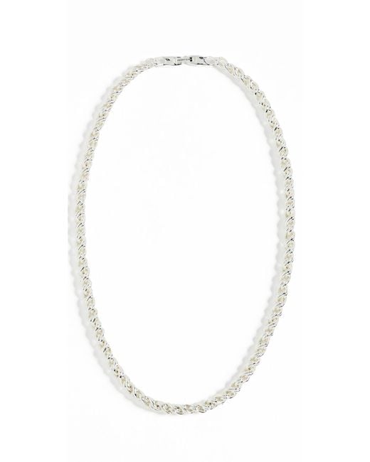 Jenny Bird Women's White Rizzo Necklace