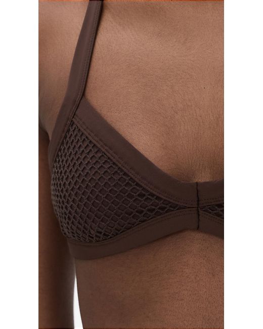 LSPACE Brown Tyla Top