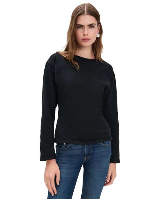 EB DENIM Black Long Sleeve Eero Tee