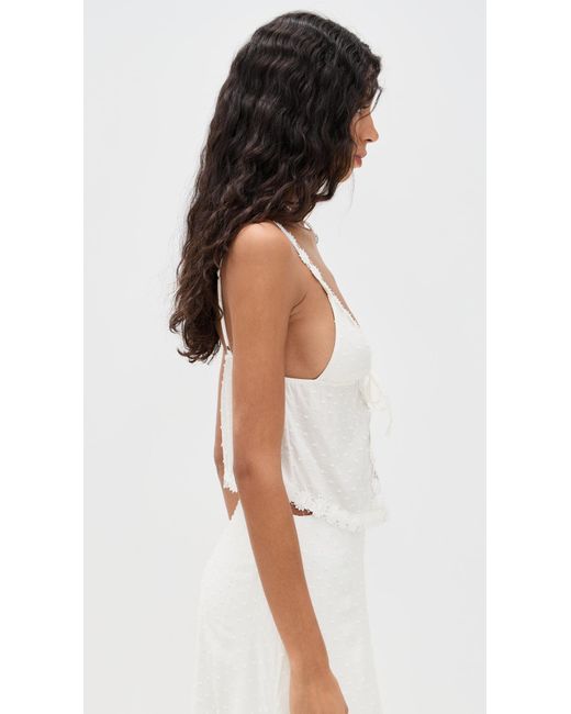 Peixoto White Sienna Top
