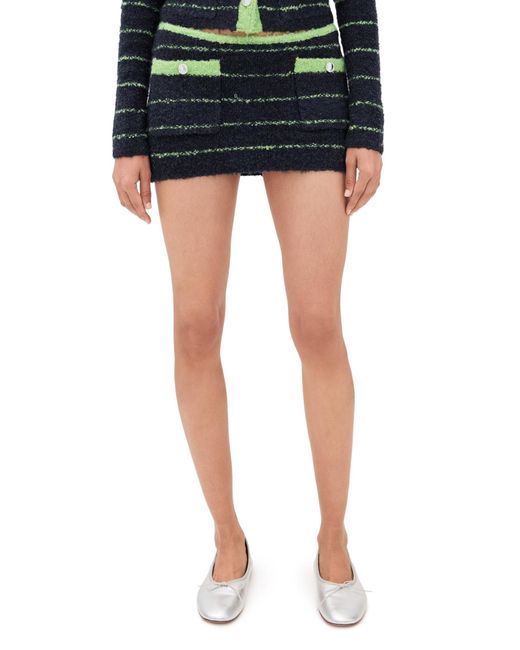 GUIZIO Black Aurelie Mini Skirt