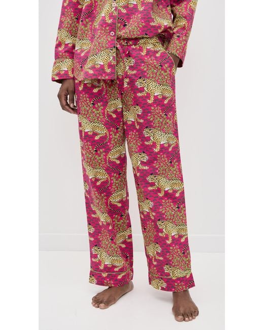Printfresh Red Long Pajama Set