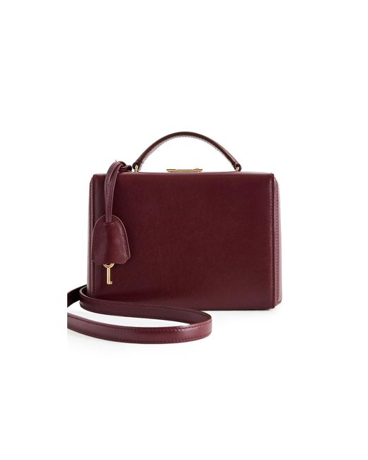 Mark Cross Red Grace Small Box