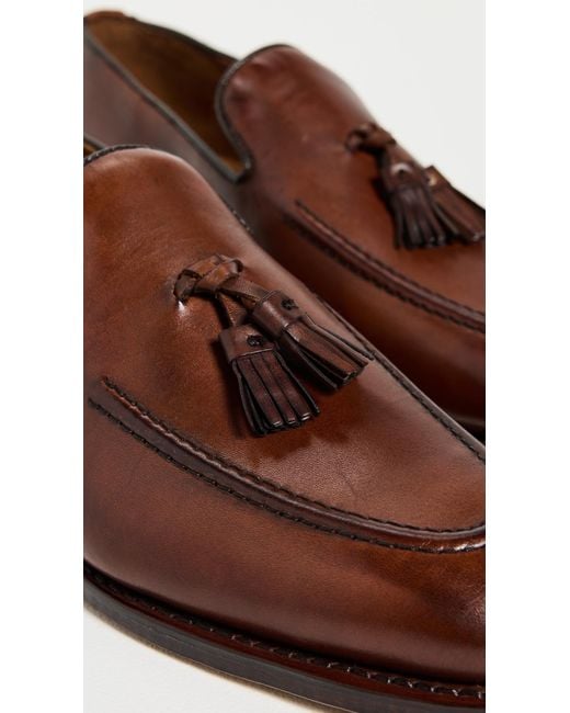 Allen Edmonds Brown Randolph Tassel Loafers for men