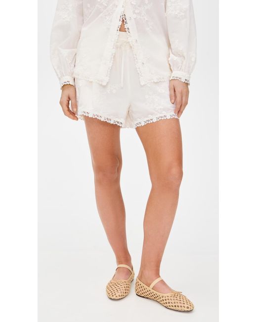 Cami NYC White Eila Shorts