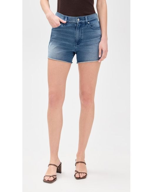GOOD AMERICAN Blue Jeanius Good '90S Shorts