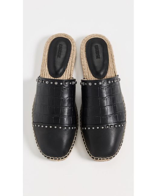 L'Agence Black Helenor Espadrilles
