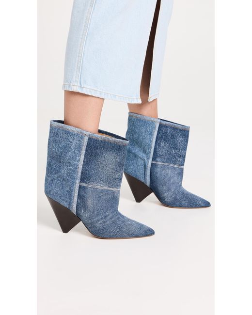 Isabel Marant Miyako Boots in Blue | Lyst