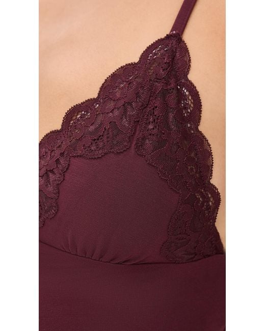 KAT THE LABEL Purple Hugo Camisole