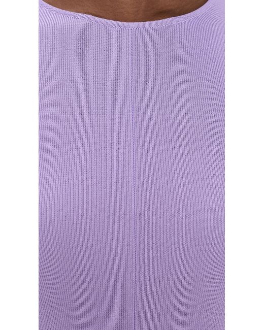Solid & Striped Purple The Lucerne Dress