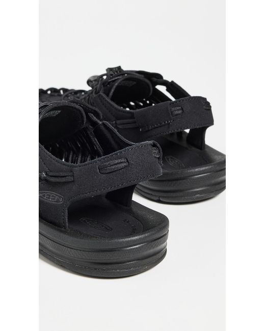 Keen Black Uneek Sandals for men