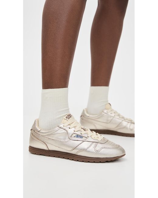 Autry White Windspin Low Sneakers