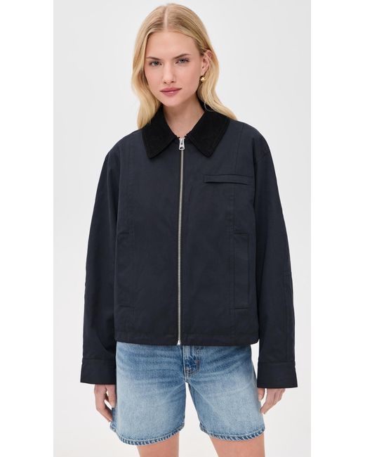 Alex Mill Black Kenzie Zip Jacket