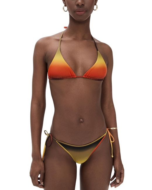 The Attico Red Bikini Set