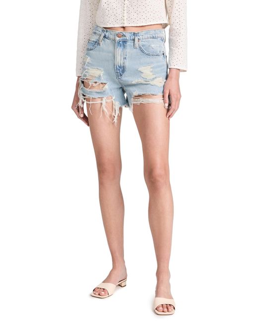 FRAME Blue The Vintage Relaxed Shorts