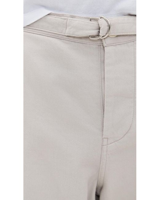 パンツ ourlegacy Dust Bunny Disrupted Sateen Our Legacy - Oyster Trunk Dust Bunny Disrupted Sateen