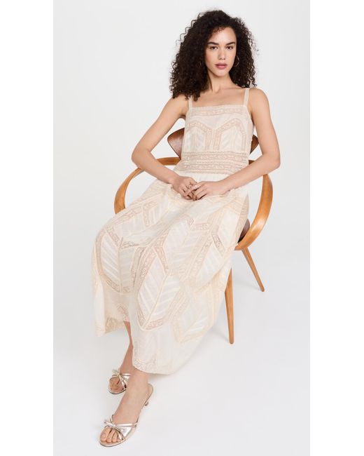 Zimmermann Acacia Lace Trim Slip Dress | Lyst