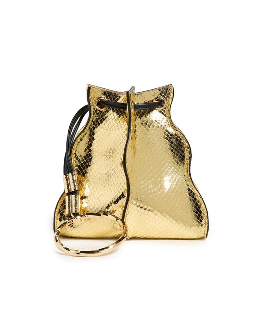 Ulla Johnson Natural Adria Pleated Wave Pochette