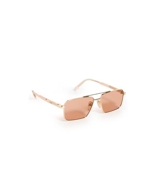 Prada Black Pr A57s Rectangular Sunglasses