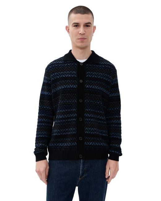Missoni Blue Buttoned Cardigan for men
